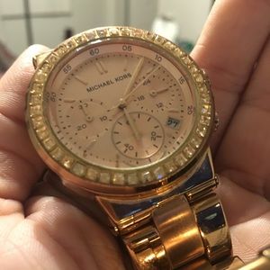 Rose Gold woman’s MK watch